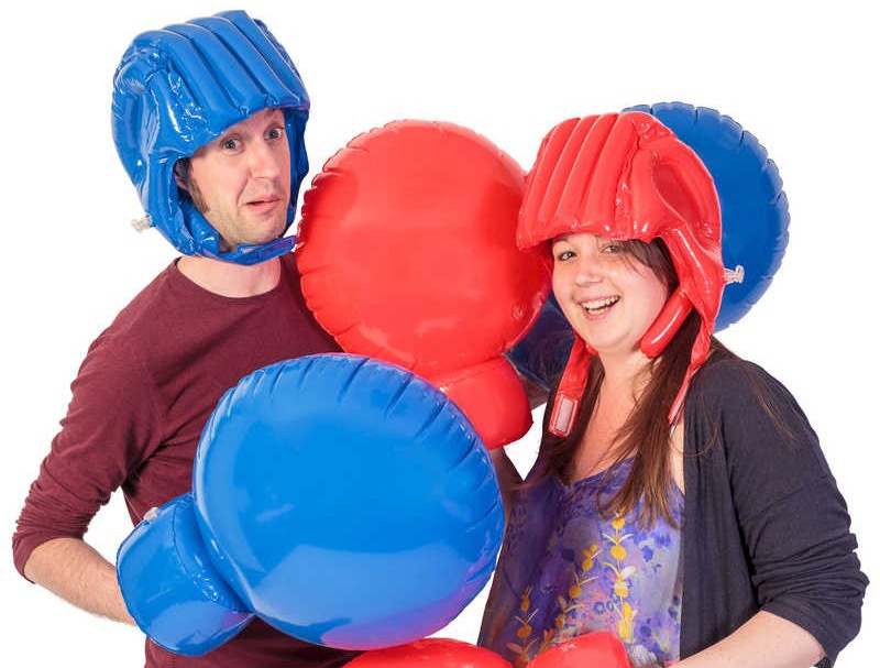 Inflatable boxing set on sale