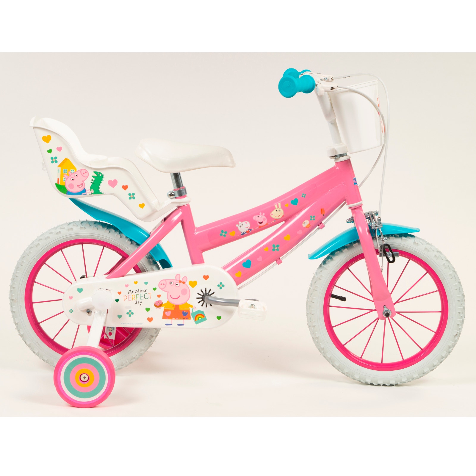 Toimsa Bikes 14 Peppa Pig Bicycle Pink SkateHut