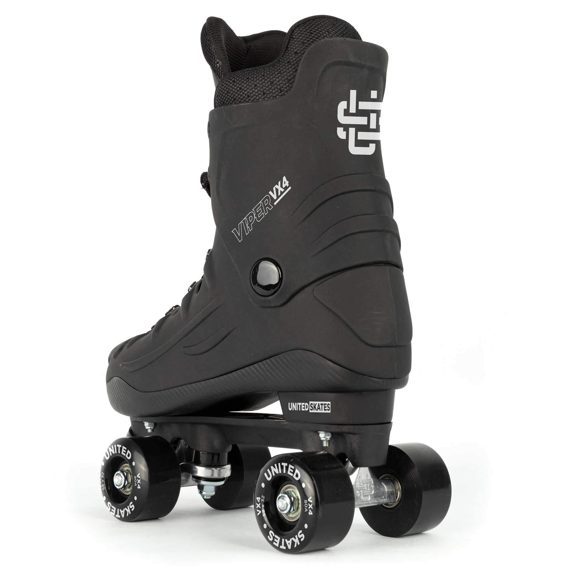 United Skates VX4 Quad Roller Skates Black SkateHut