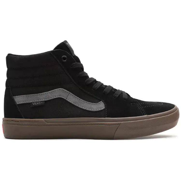 Vans BMX Sk8 Hi High Top Skate Shoes Black Dark Gum SkateHut