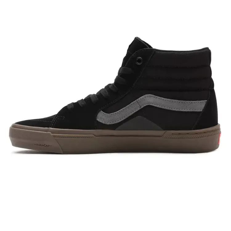 Vans BMX Sk8 Hi High Top Skate Shoes Black Dark Gum SkateHut