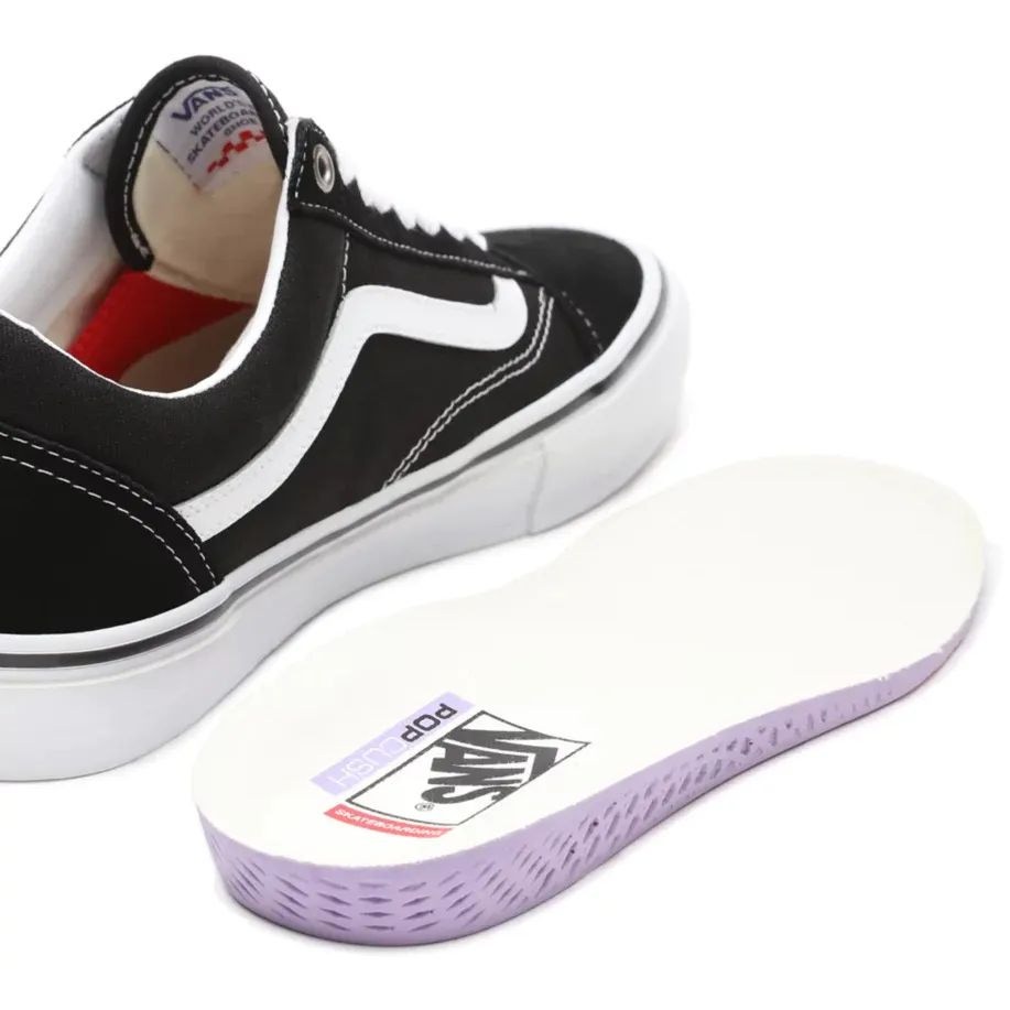 Vans Skate Old Skool Skate Shoes Black White SkateHut