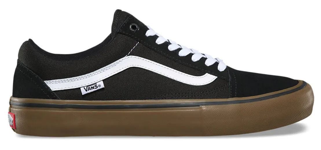 Vans old skool pro medium gum hot sale