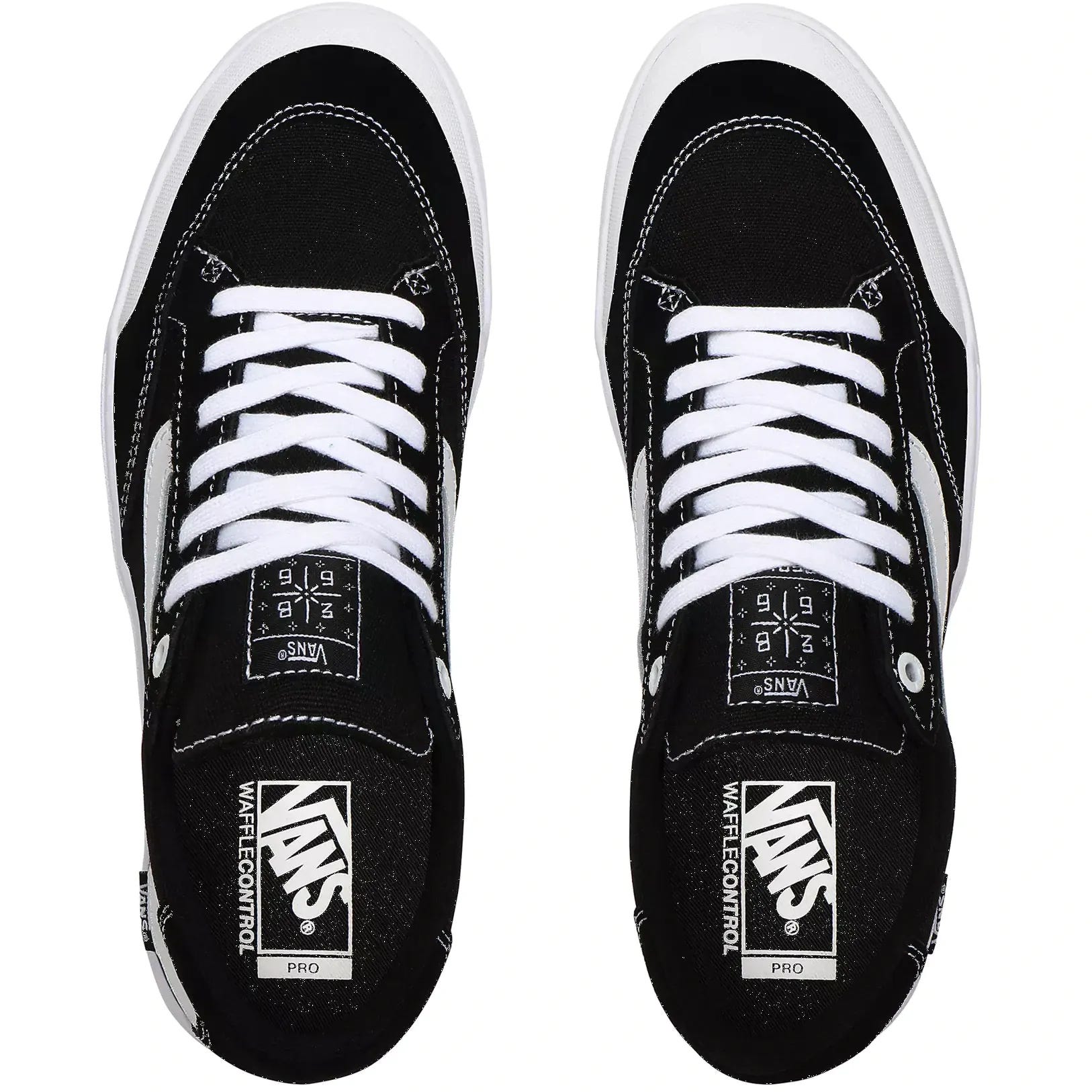 Vans Berle Pro Skate Shoes Black True White SkateHut