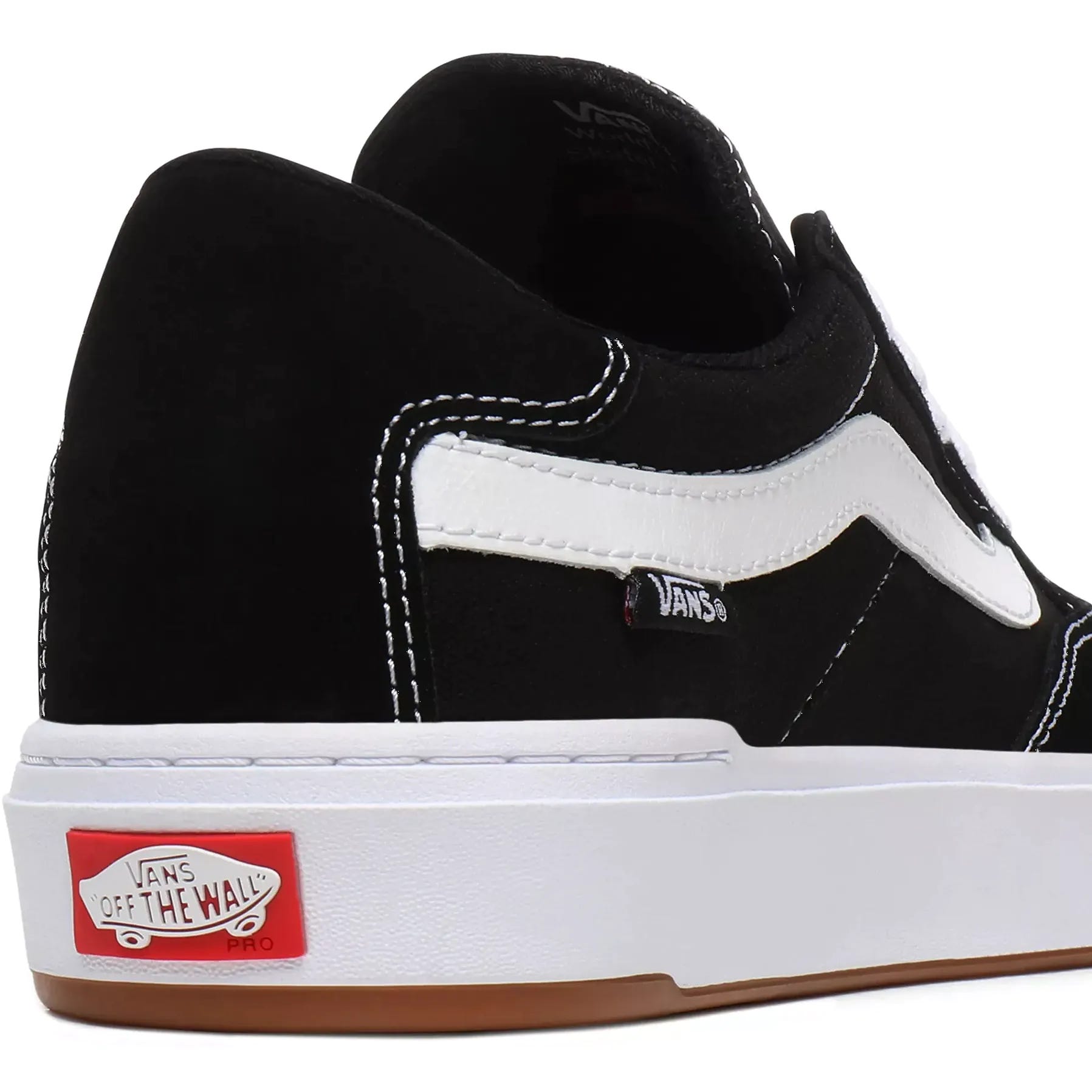Vans Berle Pro Skate Shoes Black True White SkateHut