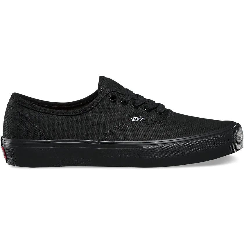 Vans Authentic Pro Skate Shoes Black Black SkateHut