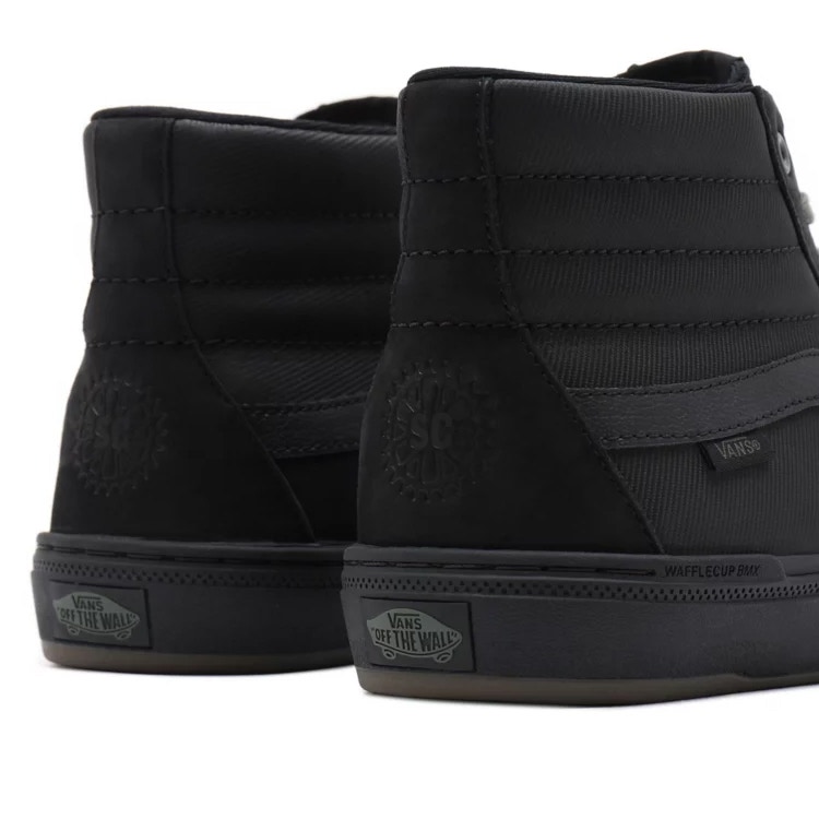 Vans BMX Sk8 Hi Scotty Cranmer High Top Skate Shoes Black Thyme SkateHut