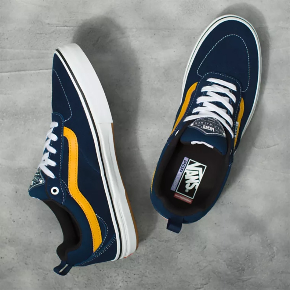 Vans Kyle Walker Skate Shoes Navy Gold SkateHut