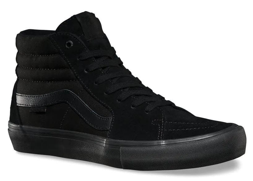 Vans skate hi pro blackout new arrivals