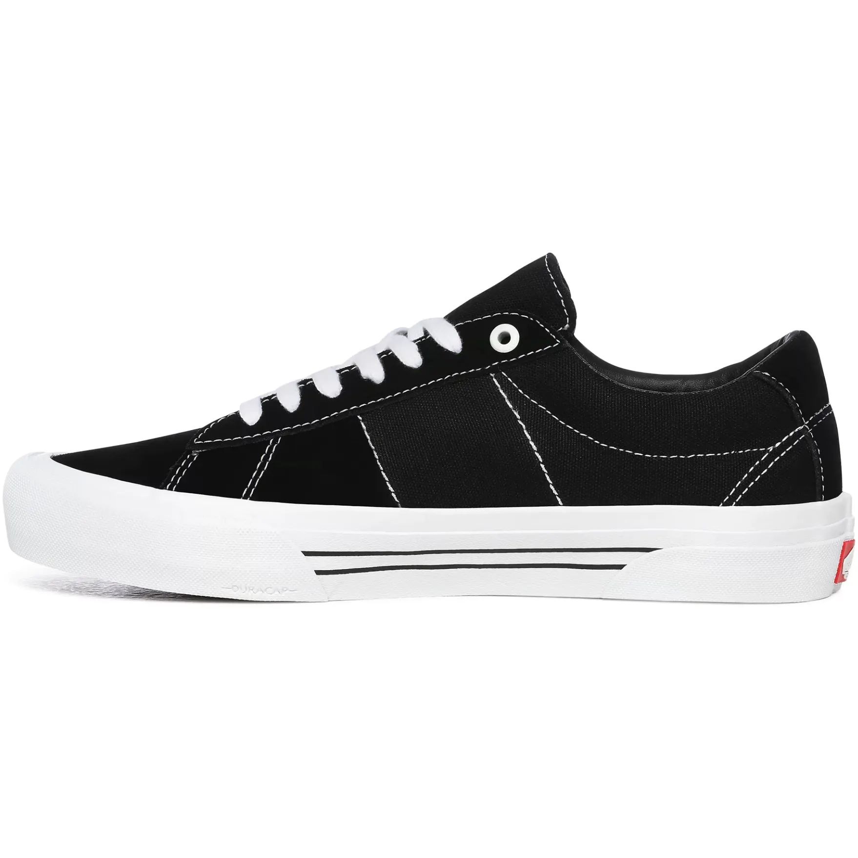 Vans Saddle Sid Pro Skate Shoes Black White SkateHut
