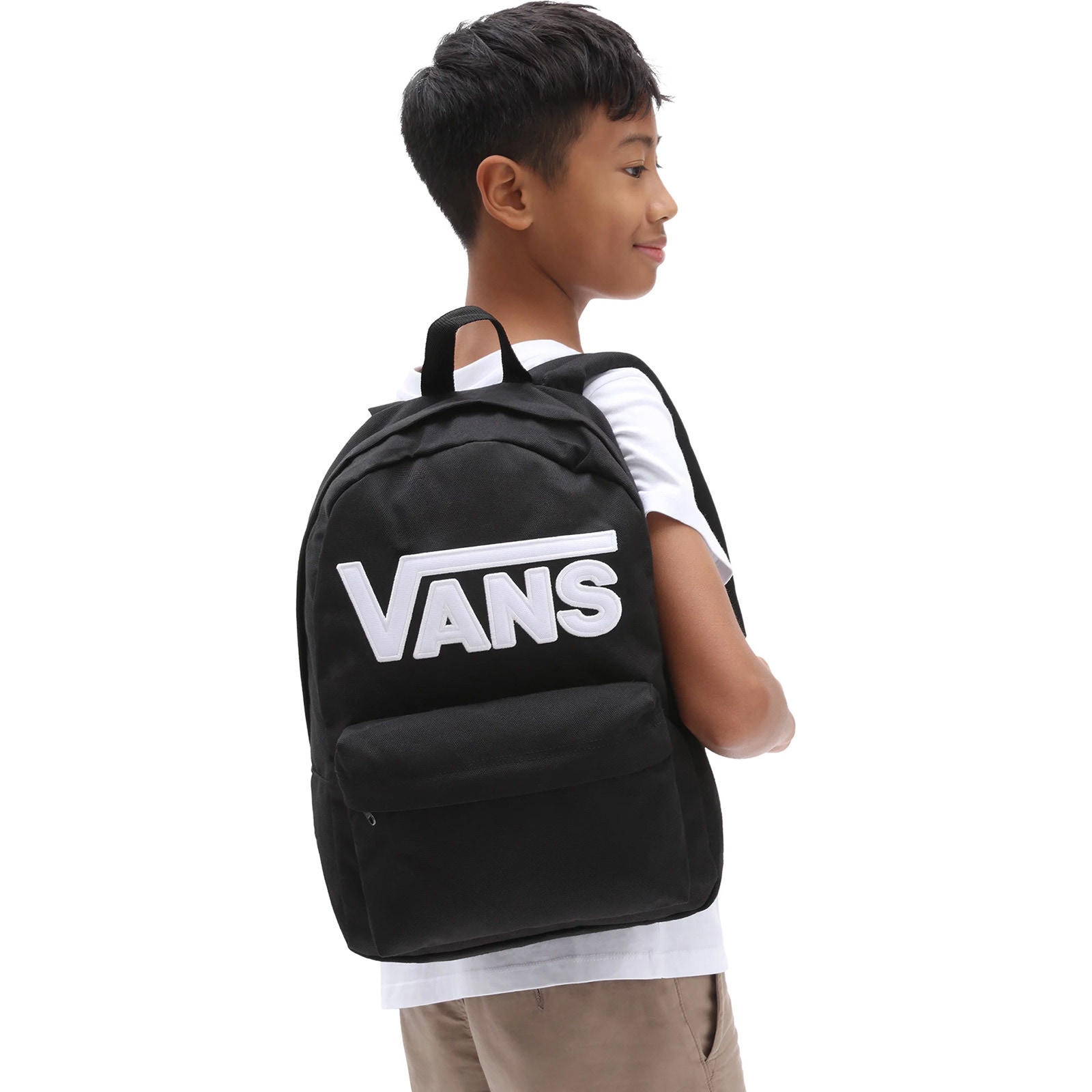 Vans New Skool 20L Backpack Black White SkateHut