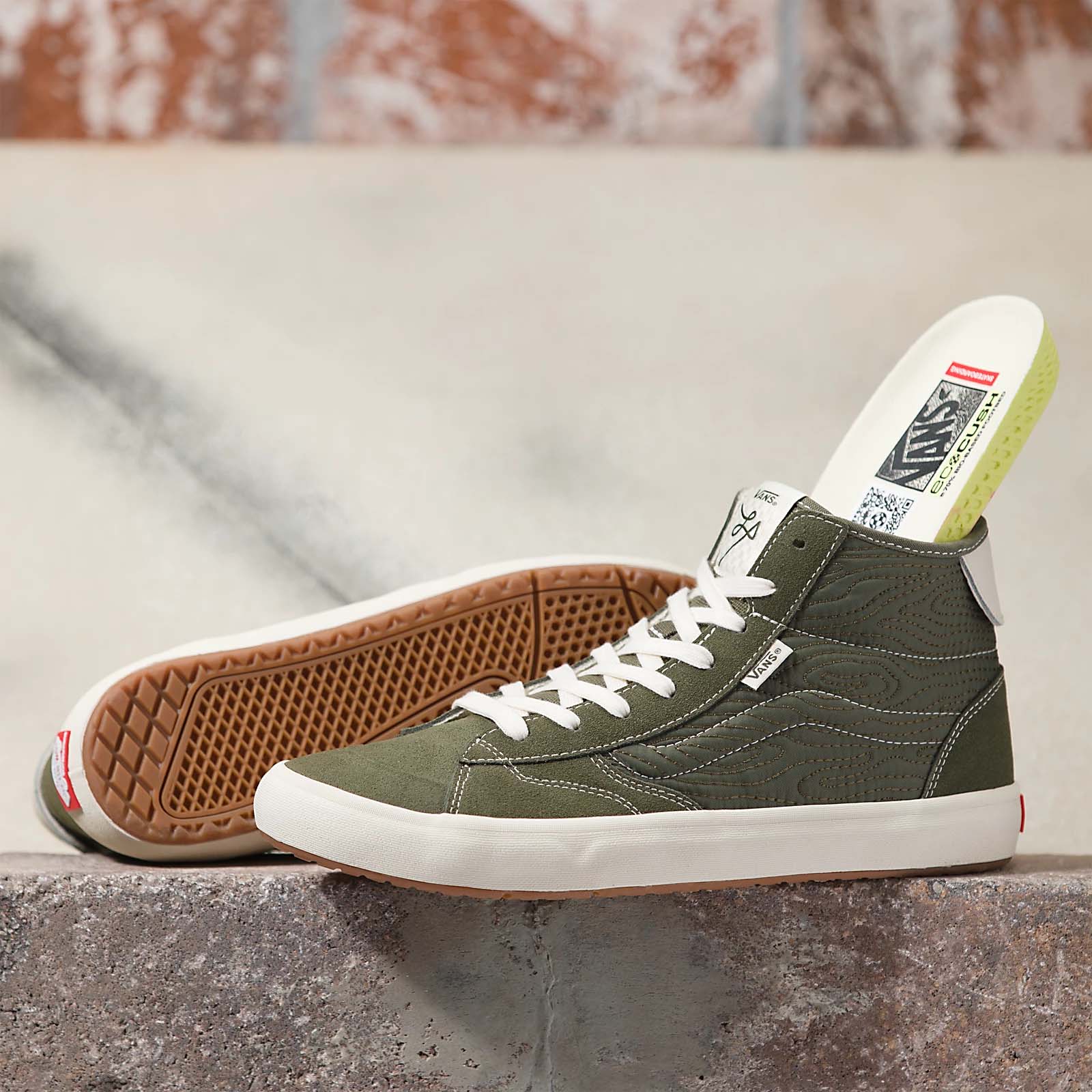 Vans The Lizzie Skate Shoes Quilted Grape Leaf SkateHut