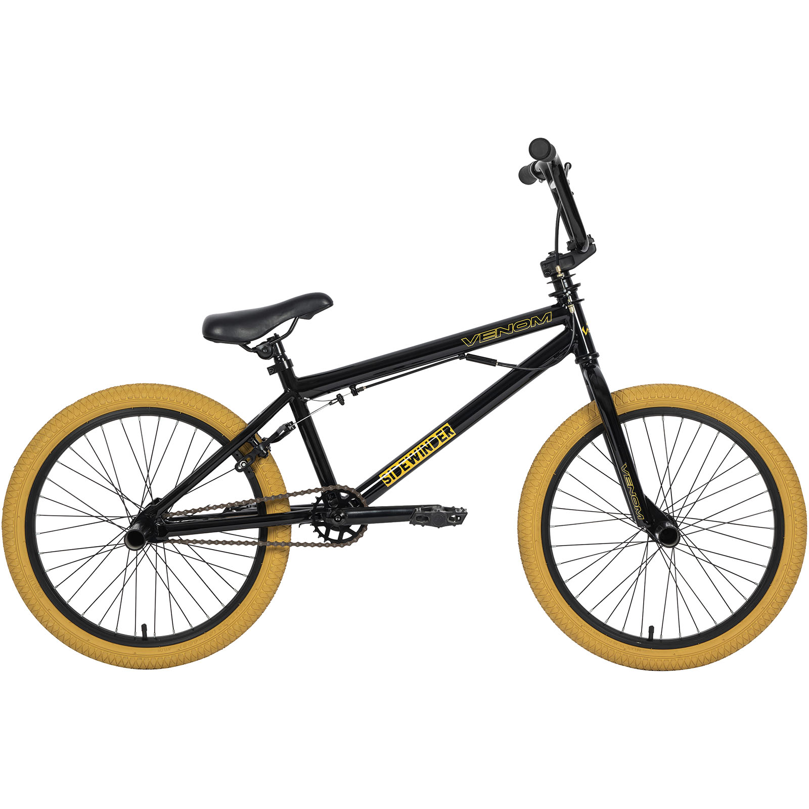 Venom Sidewinder 20 Complete BMX Black Gold SkateHut