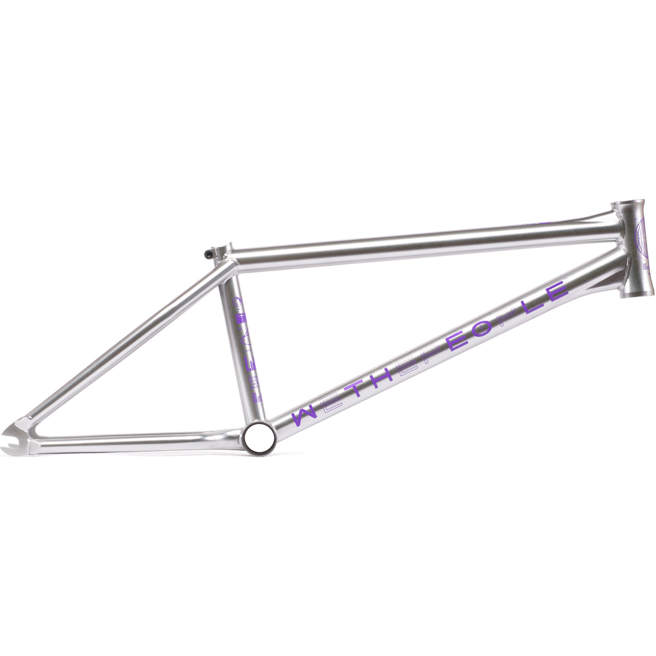 WeThePeople Network 21 BMX Frame Hologram Silver SkateHut