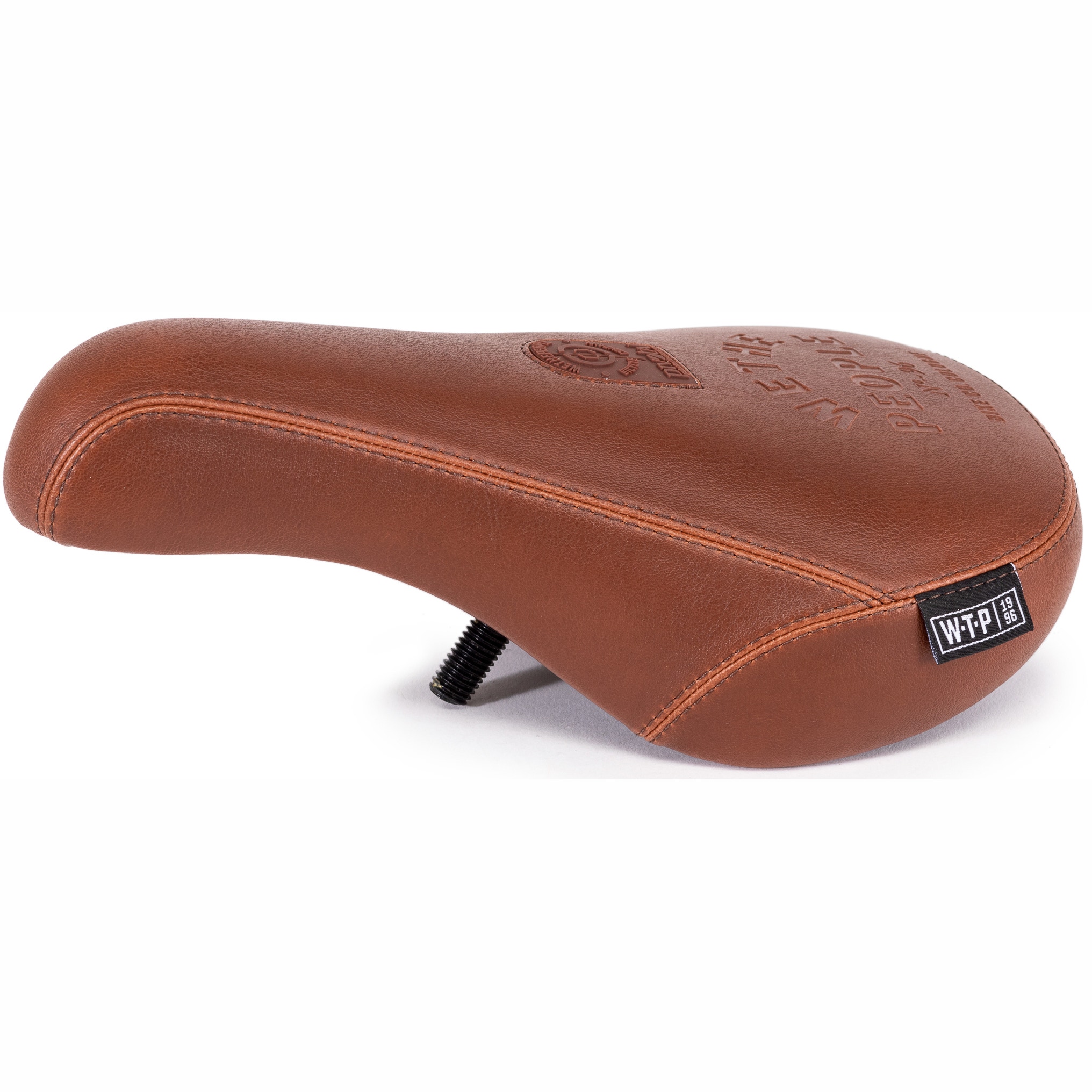 WeThePeople Team Pivotal Fat BMX Seat Brown Leather SkateHut