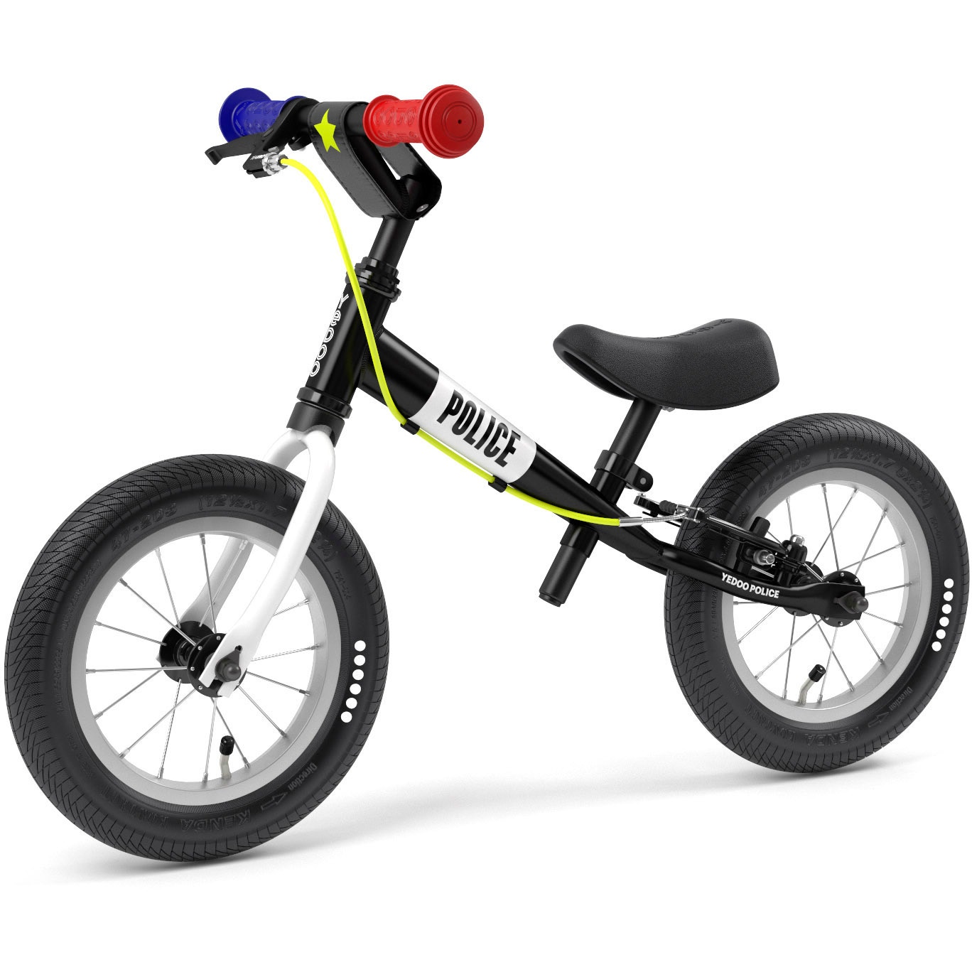 Yedoo Police Balance Bike Black SkateHut