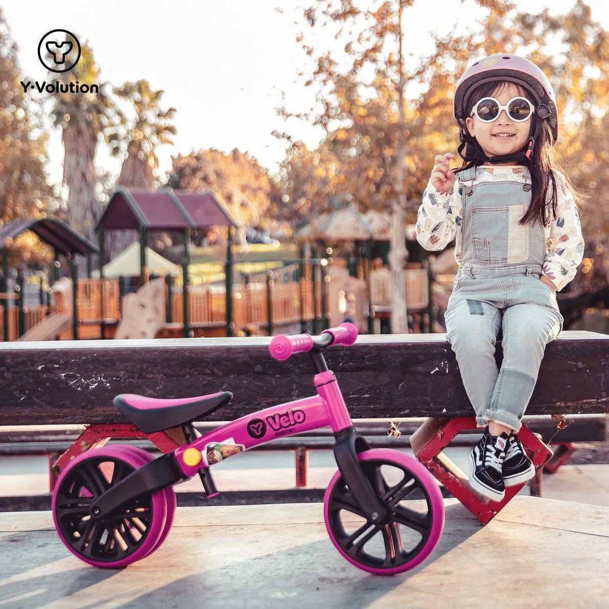 Y bike balance bike pink discount