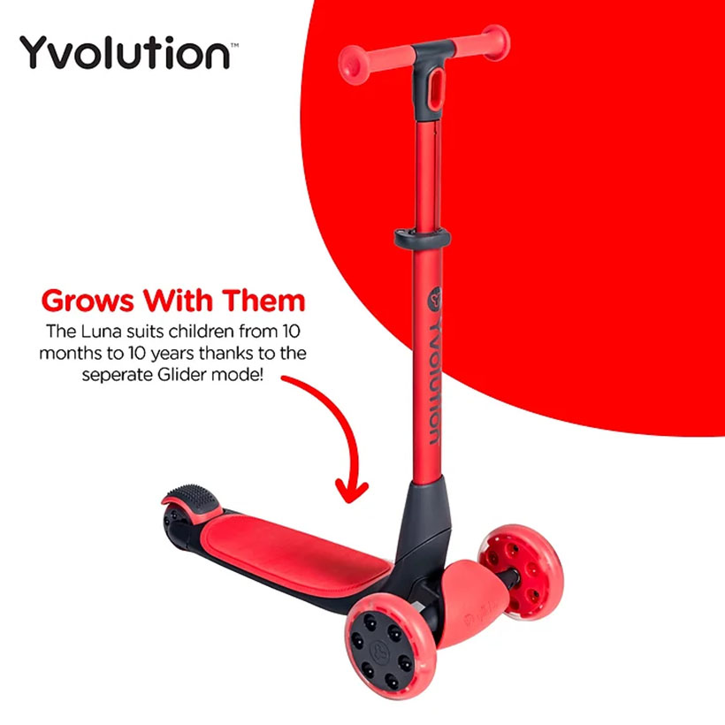 Scooter Yvolution Y Glider Xl Yvolution Y Glider Luna 5-in-1