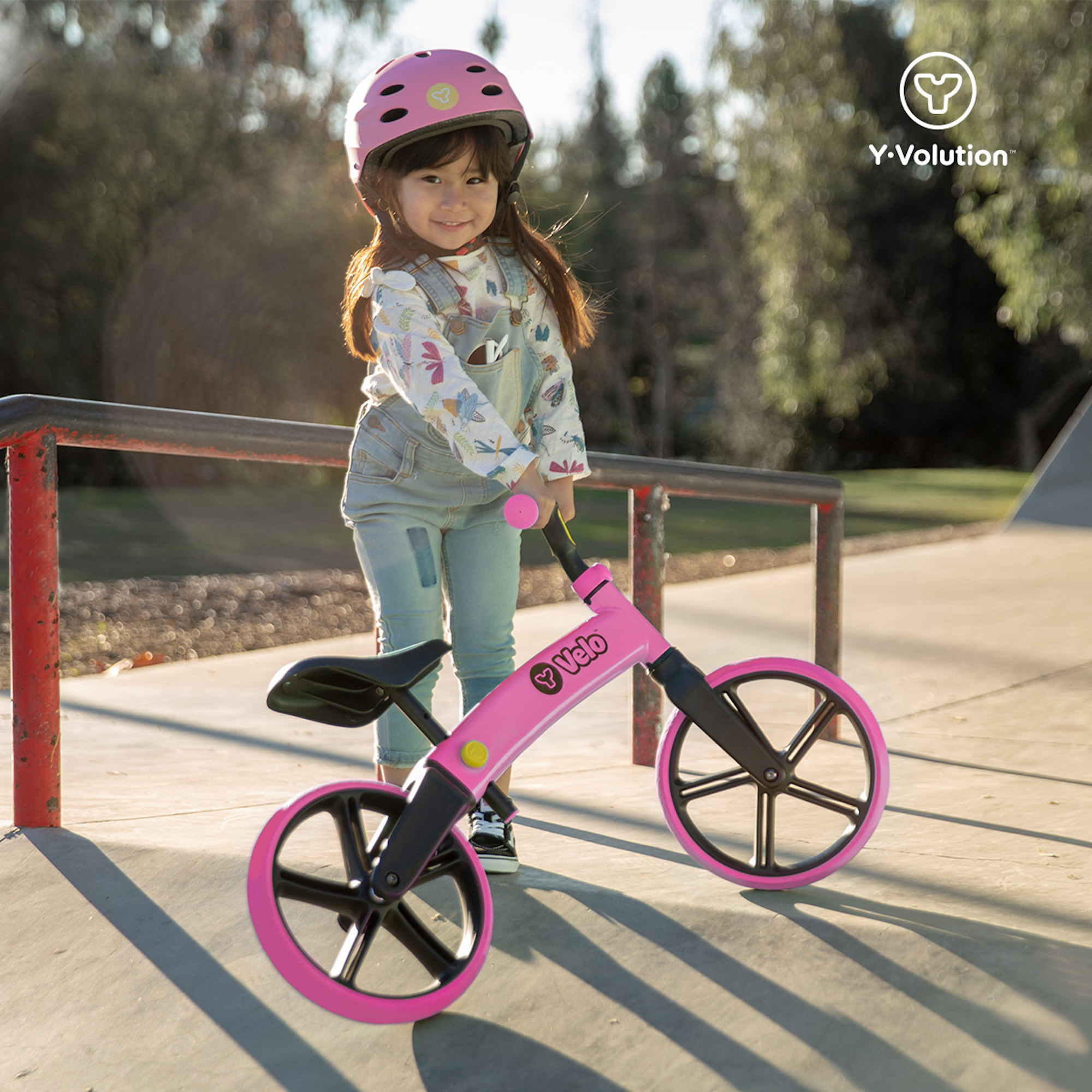 Y bike balance bike pink cheap