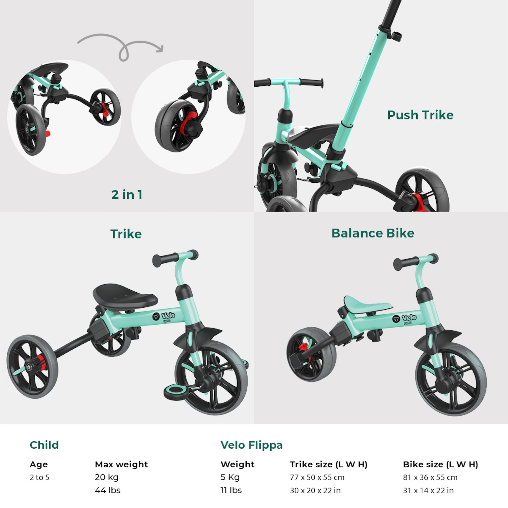 Velo flippa 4 in 1 2025