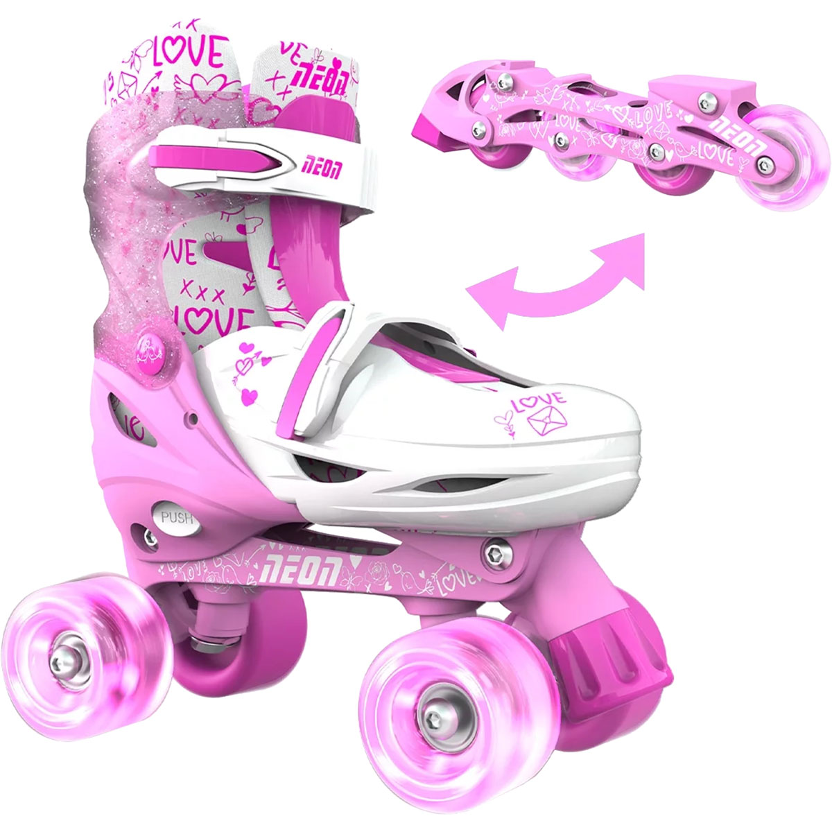Neon shoe skates store
