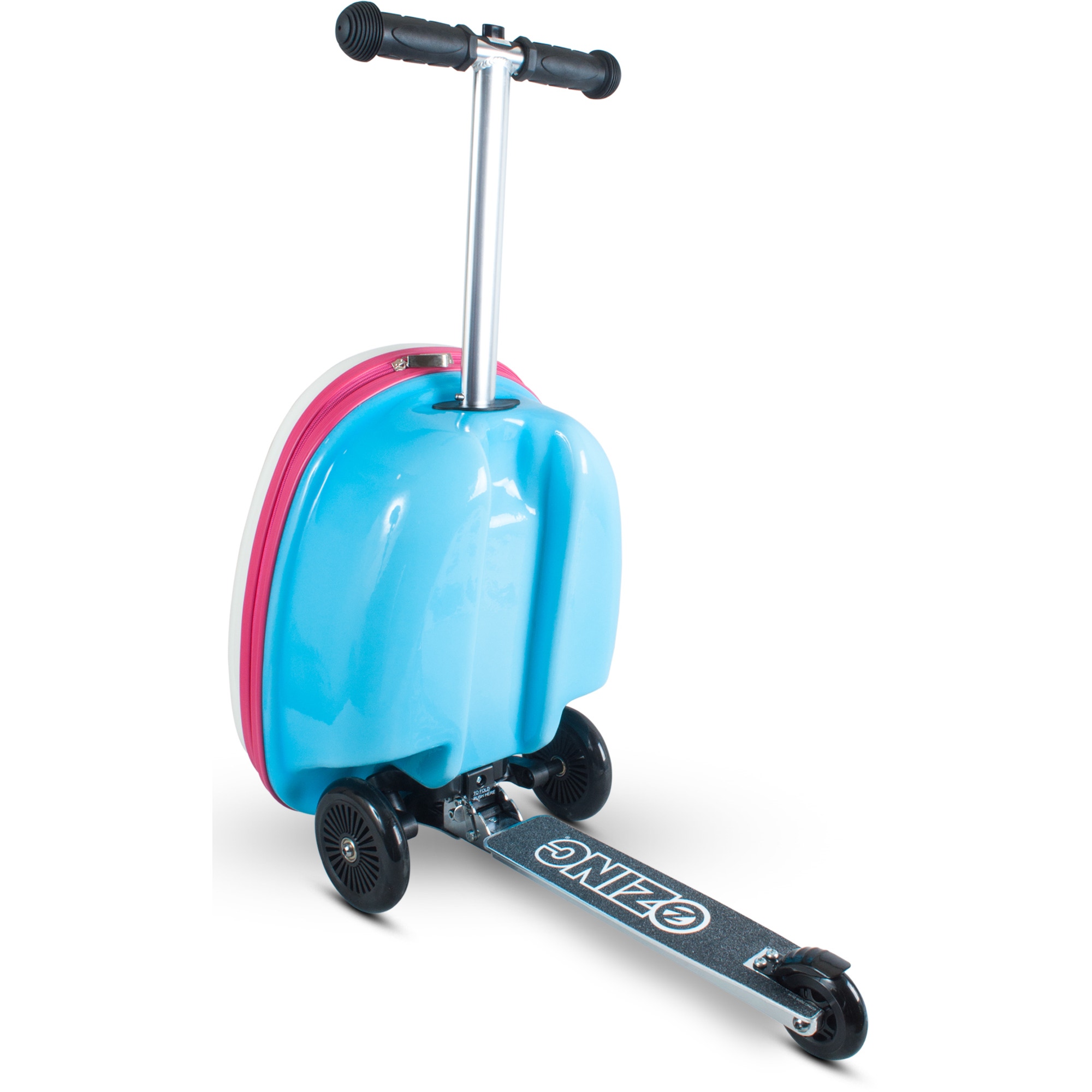 Unicorn scooter suitcase top