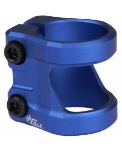 Addict Ultra Light Double Collar Scooter Clamp - Blue