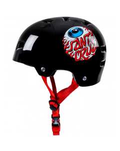 Bullet x Santa Cruz Eyeball Youth Helmet - Gloss Black (49-54cm)