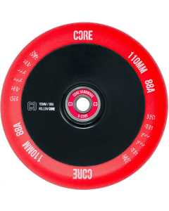 CORE Hollow V2 110mm Scooter Wheel - Red/Black