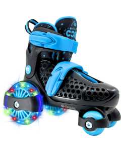CORE Kids Newbie 4-Wheel Roller Skates - Black/Blue