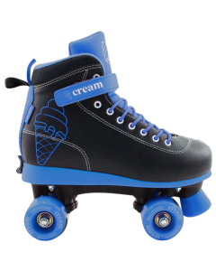 Cream Scoop Quad Roller Skates - Vivid (Black/Blue)