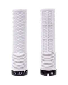DMR Brendog DeathGrip Thin Flangeless Mountain Bike Grips - White