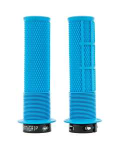 DMR Brendog DeathGrip Thin Flanged Mountain Bike Grips - Blue