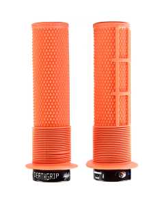 DMR Brendog DeathGrip Thin Flanged Mountain Bike Grips - Tango
