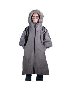 Dryrobe Kids Advance Long Sleeve Changing Robe - Charcoal