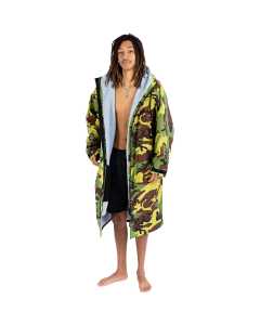 Dryrobe Advance Long Sleeve V3 Changing Robe - Camoflage/Grey