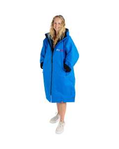 Dryrobe Advance Long Sleeve V3 Changing Robe - Cobalt Blue/Black