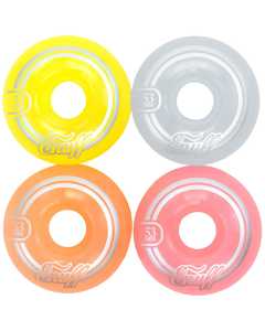 Enuff Refresher II 55D Skateboard Wheels - Pastel Mix 53mm