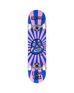 Enuff Lucha Libre Complete Skateboard - Pink/Blue 7.75''