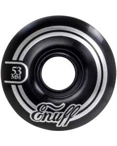 Enuff Refresher II 55D Skateboard Wheels - Black 53mm