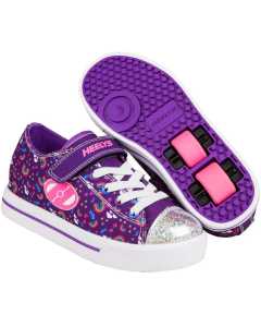 Heelys Snazzy X2 - Purple/Multi/Rainbow