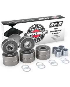 Independent Genuine Parts GP-B Skateboard Bearings - Black (Pack of 8)