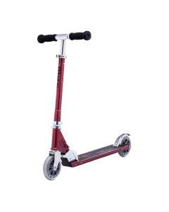 JD Bug Classic Street 120 Folding Scooter - Red Glow Pearl