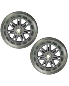 JD Bug Original Street 100mm Scooter Wheels - Clear w/Bearings