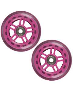 JD Bug Original Street 100mm Scooter Wheels - Pink w/Bearings