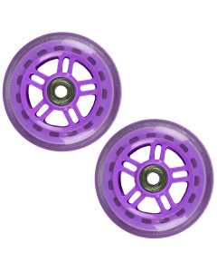 JD Bug Original Street 100mm Scooter Wheels - Purple w/Bearings