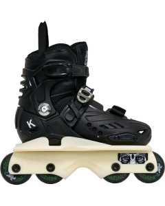 Kaltik K Skate Ninja Adjustable Inline Skates - Black