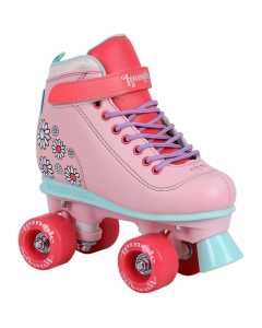 LMNADE Vibe Quad Roller Skates - Flowers (Pink)