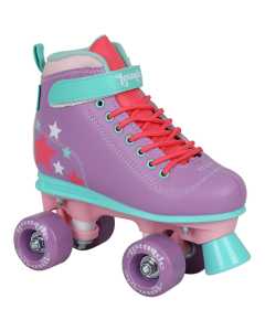 LMNADE Vibe Quad Roller Skates - Stars (Purple)