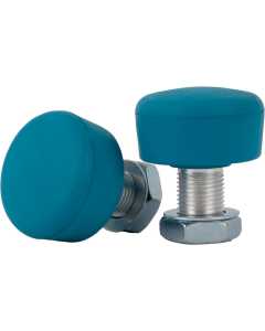 LMNADE Adjustable Rubber Roller Skate Toe Stops - Blue